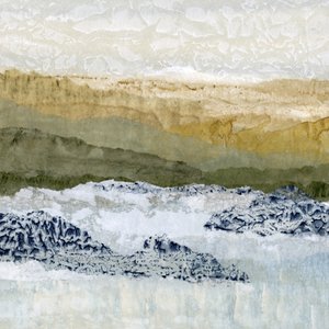 Abstracte berglagen door Lara Eckerman