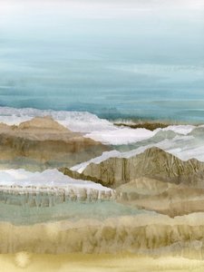 Abstracte berglagen