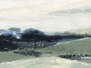 Rustig abstract landschap door Lara Eckerman
