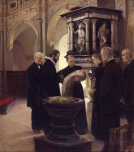 Een doop door Larsen