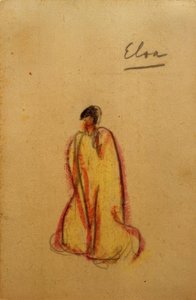 Elsa van Brabant door Laszlo Moholy Nagy