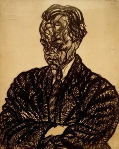 Zonder titel (Dr. Reinhold Schairer) door Laszlo Moholy Nagy