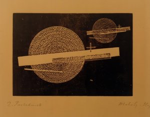 Zonder titel (Twee cirkels met balk)