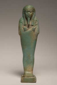 Shabti-figuur voor Padineith (faience)
