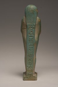 Shabti-figuur voor Padineith (faience)