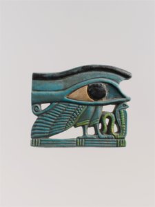 Wedjat oog amulet door Late Period Egyptian