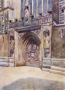 Bath Abbey, Westelijke Deur door Laura Annie Happerfield