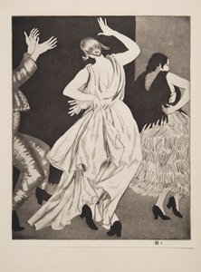 Spaanse danseres nr. 1 door Laura Knight