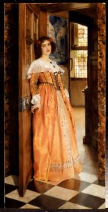 Bij de Deur, c.1898 door Laura Theresa Alma Tadema