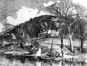 Het huis van Mr. Ruskin, Brantwood, 1881 door Laurence J. Hilliard