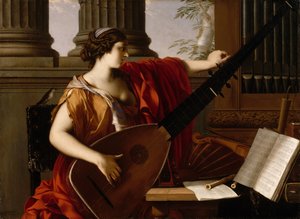 Allegorie van de muziek, 1649 door Laurent de la Hyre