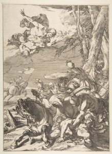 Bekering van St. Paulus door Laurent de la Hyre