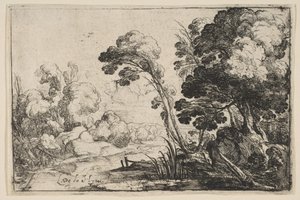 Rivier in het Bos door Laurent de la Hyre