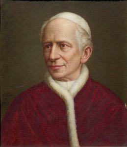 Portret van Paus Leo XIII 1810-1903, 1892