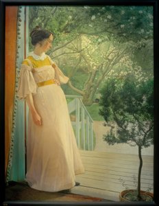 Bij de veranda deur door Laurits Andersen Ring