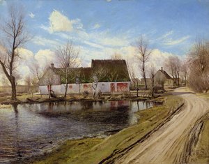 Boerderijen in Baldersbronde door Laurits Andersen Ring
