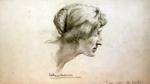 Portretstudie van Miss Barber