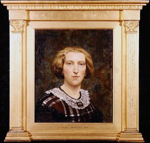 Portret van Sientje Tadema door Lawrence Alma Tadema