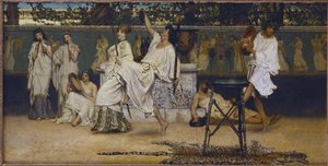 Bacchanaal, 1871 door Lawrence Alma Tadema