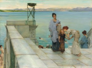 De kus door Lawrence Alma Tadema