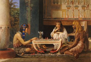 Egyptische schaakspelers