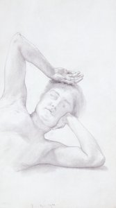 Vrouwelijk hoofd en torso, 1900 door Lawrence Alma Tadema