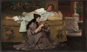 Glaucus en Nydia, 1867 door Lawrence Alma Tadema