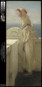 Hoopvol, 1909 door Lawrence Alma Tadema