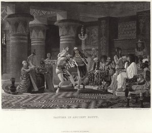 Vrijetijdsbesteding in het oude Egypte door Lawrence Alma Tadema