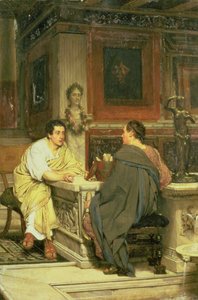 Het Gesprek door Lawrence Alma Tadema