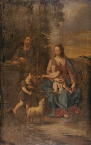 Heilige familie door Le Dominiquin