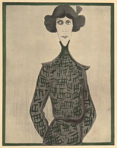 Eve Lavalliere, cartoon uit 