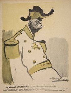 Generaal Duchesne, lid van de Oorlogsraad, illustratie uit 
