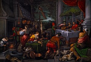Lazarus en Dives, ca. 1570