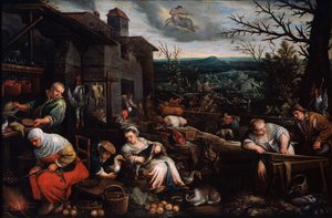 November uit de serie De Seizoenen door Leandro Bassano