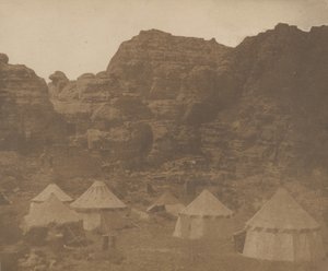 Expeditiekamp, Petra, 1852 door Leavitt Hunt.