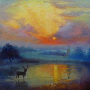 Richmond Park, 2019 door Lee Campbell