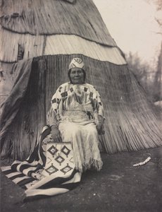 Edna Kash-kash, een Cayuse Indiaanse vrouw door Lee Moorhouse