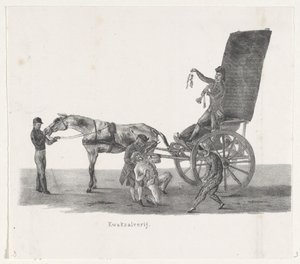 Sjees met een kwakzalver, 1835