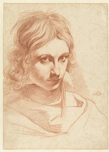 Zelfportret van Leendert van der Cooghen (?) door Leendert van der Cooghen
