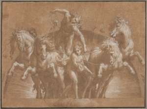 Apollo bestuurt de wagen van de zon door Lelio Orsi