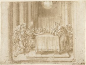 De opdracht in de tempel door Lelio Orsi