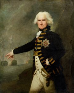 Admiraal Lord Bridport (1727-1814) door Lemuel Francis Abbott