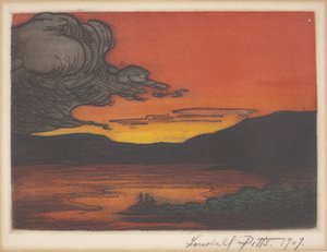 Zonsondergang op het Meer