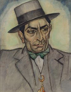 Een man in Spaanse kleding, c. 1914 door Leo Gestel
