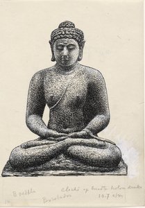 Boeddha op de Borobudur