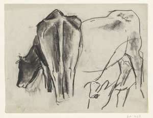 Drie koeien door Leo Gestel
