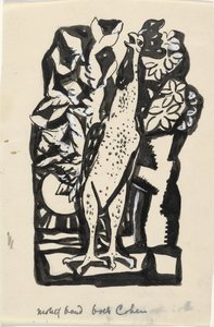 Kraaiende haan door Leo Gestel