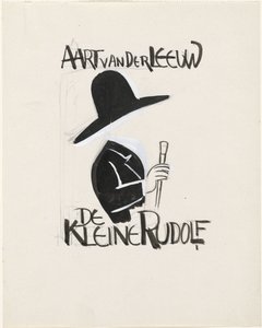 Ontwerp voor een boekband voor: Aart van der Leeuw, De kleine Rudolf, 1930