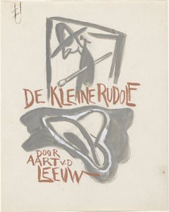 Ontwerp voor een boekband voor: Aart van der Leeuw, De kleine Rudolf, 1930 door Leo Gestel